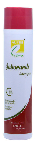  Shampoo Jaborandi Componentes Vegetais Nutriflora 300 Ml