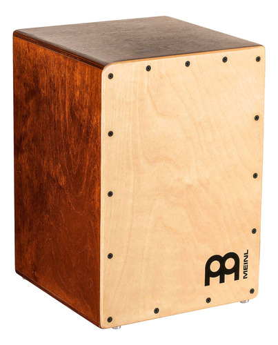 Cajon Para Musica Compacto De Madera De Abedul Con Lazos Int