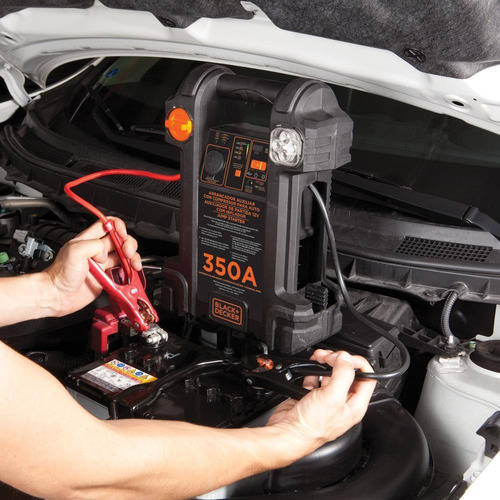 Auxiliar De Partida 12v Com Compressor 7ah 350a Black+decker