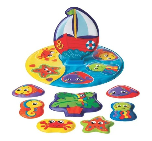 Juguete Baño Playgro Puzzle Didactico Floaty Boat 186379