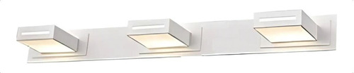 Aplique Candil Olivo 3 Luces Led Pared 9w Luz Calida Color Blanco