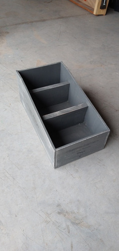 Imagen 2 de 5 de Caja Organizadora Decorativa Vintage Madera Estante