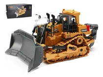 Comprar Bulldozer De Aleación Con Control Remoto De 9 Channel Alloy Bulldozer 2.4ghz Aosihui Amarillo