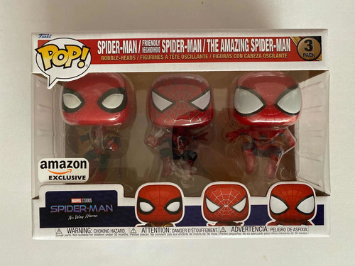 Spiderman Funko Pop No Way Home 3 Pack Set Exclusive Funko (Usado)