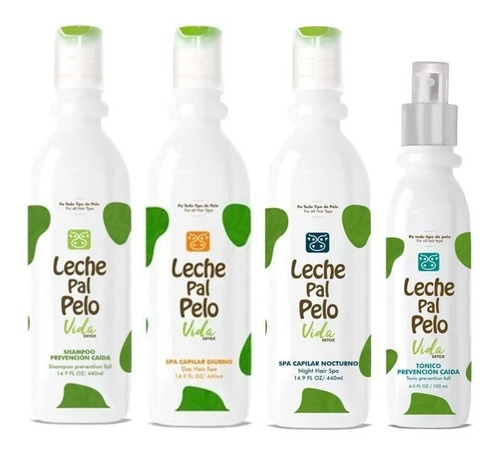 Kit Leche Pal Pelo Vida Detox 440 Ml - mL a $82