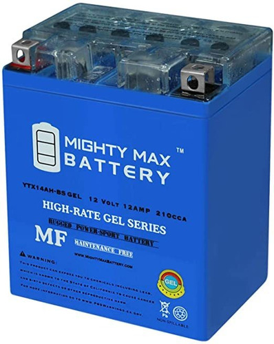 Mighty Max Gel Tipo De Bateria Recargable De 12 V (ytx14ahge