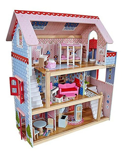 Kidkraft Chelsea Doll Cottage Casa De Muñecas De Madera Con