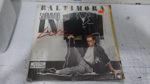 Lp Baltimora Survivor In Love En Formato Acetato,long Play