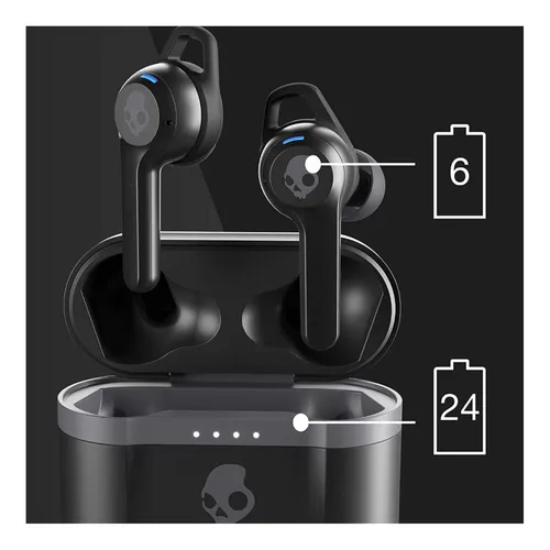 Audífonos inalámbricos skullcandy indy negros sale