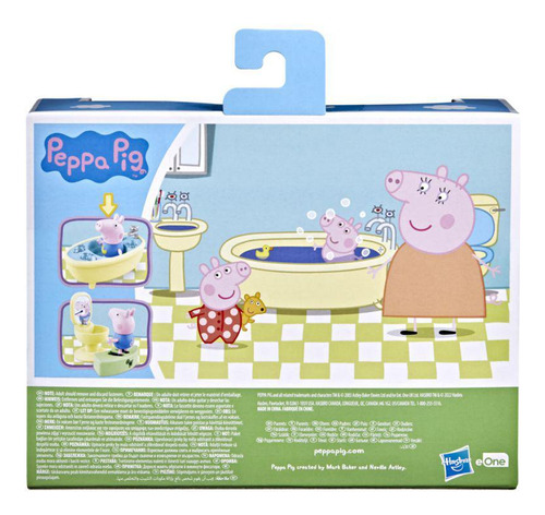 Set De Juego Peppa Pig Hora Del Baño Con George