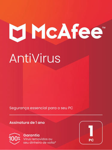 Mcafee Antivírus 1 Pc