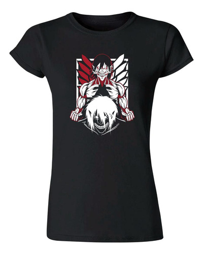 Playera Mujer Anime Attack On Titan Ataque 000288n