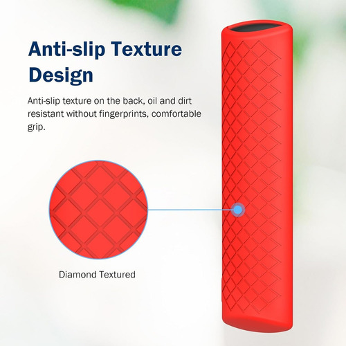 Funda Control Para Amazon Fire Tv Stick 4k Alexa Case Rojo