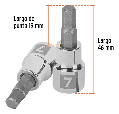 Copa De Punta Bristol 7 Mm - Truper