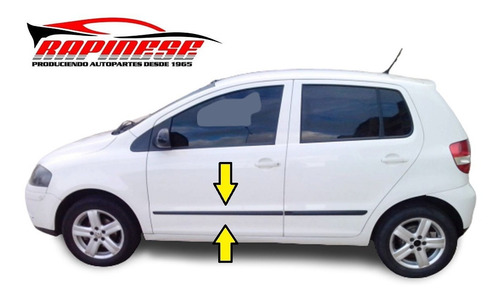 Vw Fox 5p  2009 Bagueta De Puerta Delantera Izquierda Ng