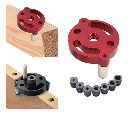 Taladro Perforador 3 En 1 Para Carpintería, Color Rojo 70 Mm