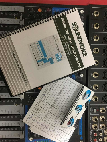 Mesa De Som - Soundvoice Ms802 - Eux