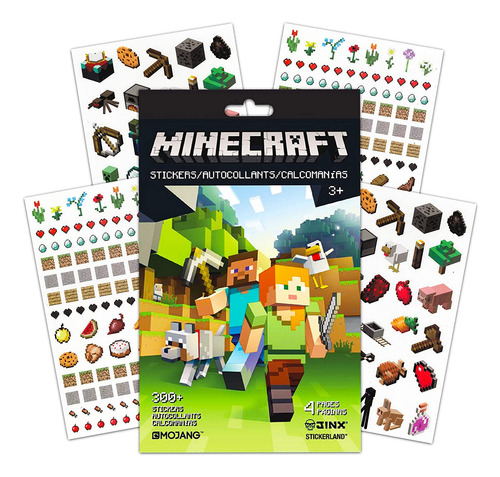 Pegatinas Minecraft Party Favors Ultimate Set: El Paquete In