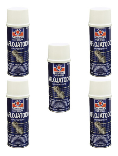 Aflojatodo Permatex En Aerosol 300gr 68ka-12 (5 Piezas)