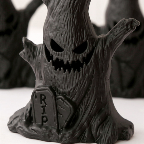 4pcs Halloween Ghost Tree Led Glow Ghost Lights Horrific Atm