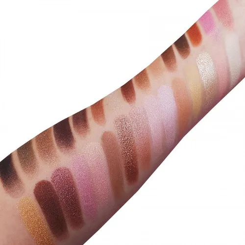 Kit De Paleta De 30 Sombras Para Ojos Au Naturel Rude Cosmetics Mate Y Satinadas