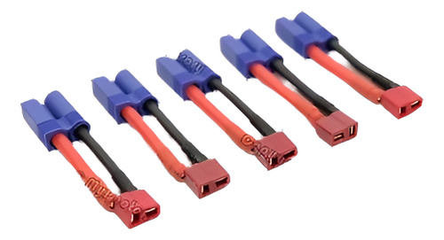 Lot(5) Heavy Duty Ec5 Masculino A Femenino T-conector De Ada