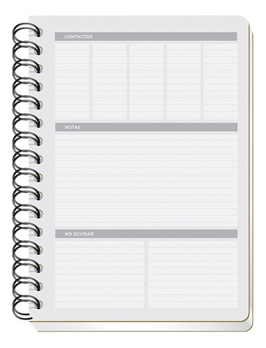Cuaderno Forma Francesa Espiral Scribe 100 Hojas Blancas