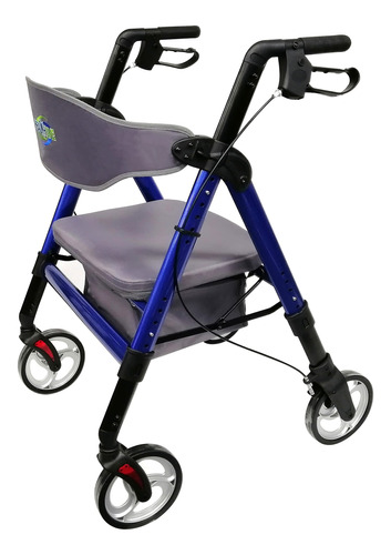 Healthline Andador Con Ruedas Resistente Con Asiento, Andado