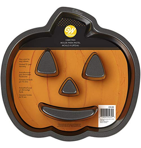 Molde Estriado Para Tartas Wilton Halloween Jack-o-lantern