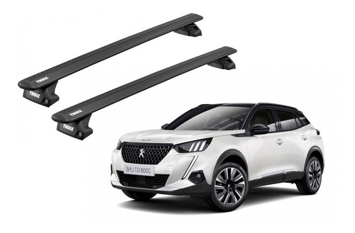 Barras Thule Peugeot 2008 20- Ra / Wingbar Evo Black