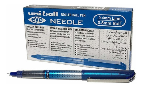 Roller Ball Uniball Bolígrafo Ub-185 0,5mm Needle Colores Color De La Tinta Azul Color Del Exterior Eye