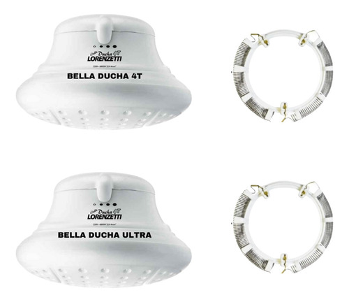 Kit 2 Resistencias Para Lorenzetti Bella Ducha 220v 6800w