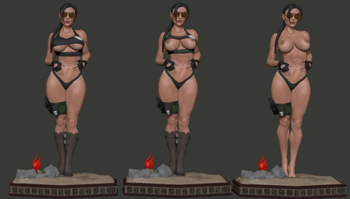 Archivo Stl Impresión 3d - Tomb Raider - Lara Croft Cosplay 