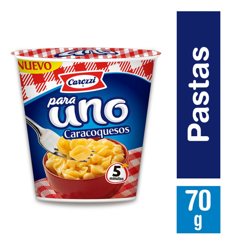 Carozzi Pasta Caracoqueso 70 Gr