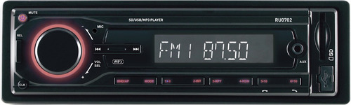 Radio Auto Rothmann Ru0702 Am Fm Usb Sd Bluetooth