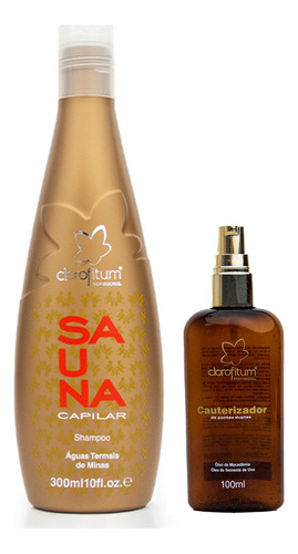  Clorofitum Sauna Capilar Shampoo E Cauterizador 100 Ml