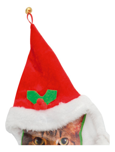 Gorro Navideño Para Gato Accesorio Disfraz Fiestas