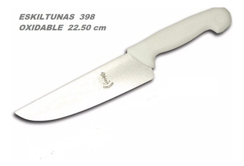 Cuchillo Carnicero Eskiltuna Carbono Oxidable 398 22.5 Cm Color Blanco