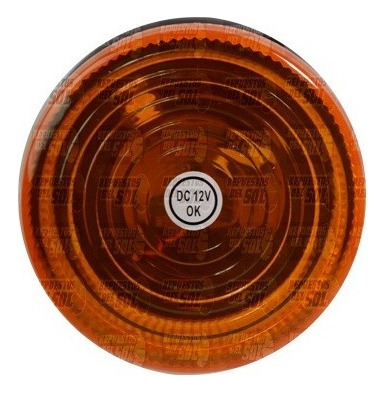 Baliza Ambar Apernada 12v Stroboscopica 16b/13a/12d Cm