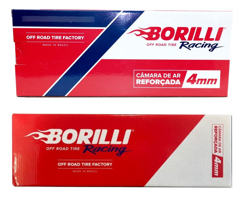 Imagem 3 de 6 de Camara Ar Moto Borilli Reforcada 4mm Aro 18 Trilha Motocross