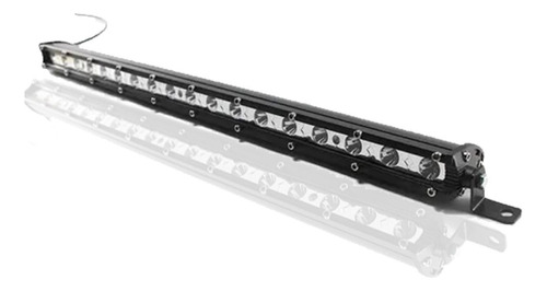 Par Farol De Led Barra 18 Leds 54w Slim Off-road 4x4 Troller