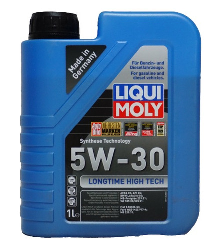 Lubricante Liqui Moly Longtime High Tech 5w-30 1litro