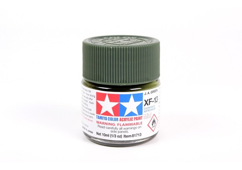 En Stock Modelismo Pintura Acrilica Green Xf-13 Tamiya 1/48 