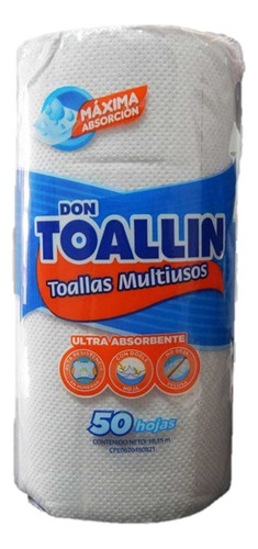 Toallin Paveca Rollo 50 Hjs (bulto De 24)