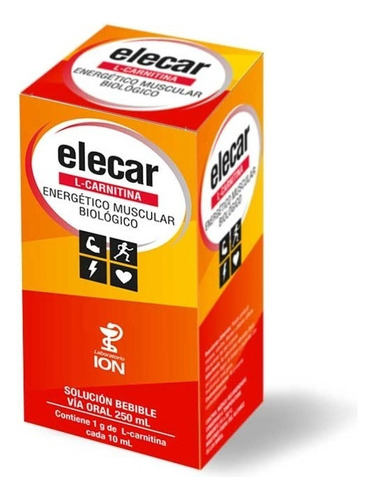 Elecar® Solución Oral 250ml - L-carnitina Ion Sabor Sin Sabor