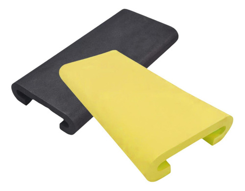2 Piezas Eva Dragon Boat Boat Almohadilla Amarillo Negro