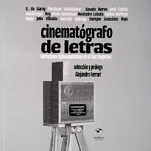 Libro Cinematógrafo De Letras De Alejandro Ferrari