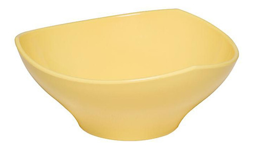 Bowl Flowers Vemplast 1,5l Tendências Polipropileno Amarelo