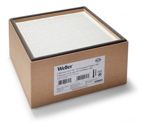 Filtro Extractor Zero Smog Weller H 13 W 10. M5 Particulas