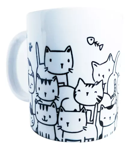 Taza De Gatos - Cat Lover  Taza Para Amantes De Los Gatos